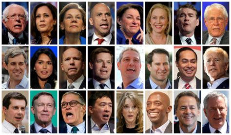 All the Democratic candidates who ran for president in 2020.